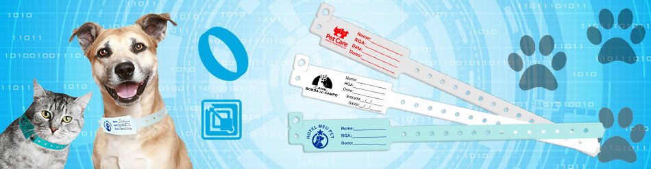 Coleira para Identificar Pets