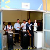 Controle de acesso no Evento Wall Mart
