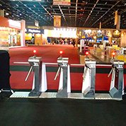 Controle de acesso no evento BGS 2016