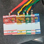 Credenciamento, Controle de acesso com controle de capacidade e Crachás personalizados