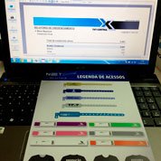 Sistema de credenciamento que faz impressão sobre demanda
.
