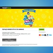 Bilheteria, Venda online e Controle de Acesso no Espaço Bita e os Animais