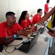 Credenciamento no Festival Villa Mix